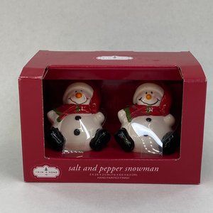 Trim A Home Snowman Salt & Pepper Shakers